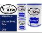 Preview: Mitsubishi, Maizen Blue Pearl, D08: 500ml Lackdose + 500ml Klarlack + 250ml Härter - Set, von ATW Autoteile West.